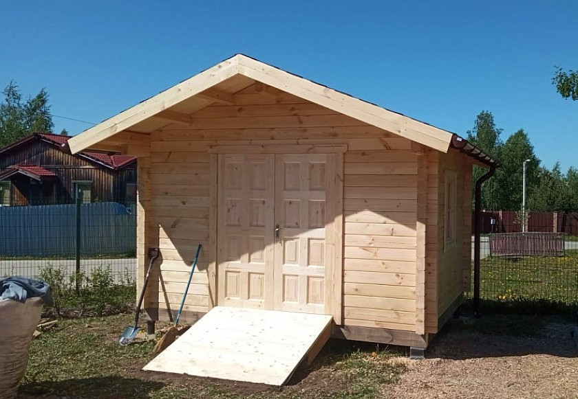 Садовый дом 3х3,8 из минибруса 90 мм